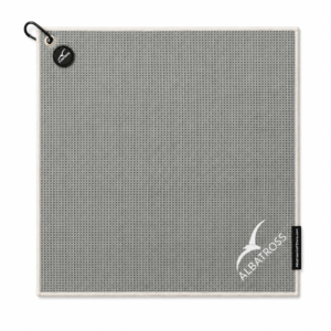 Magnetic Golf Towel (Grey with Grey Trim)